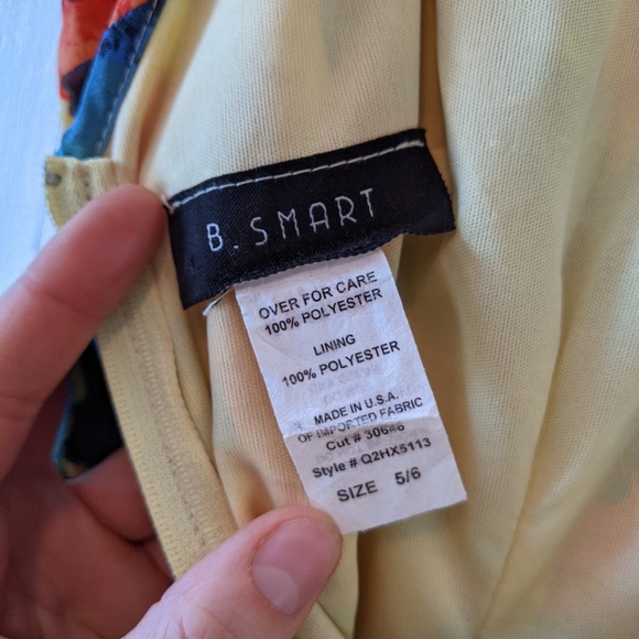 Semiformal Floral Cap Sleeve Fall Dress - Picture 6 of 7